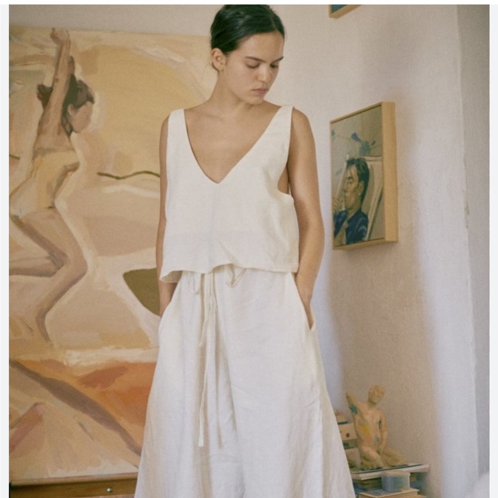 Ozma linen Petra top S